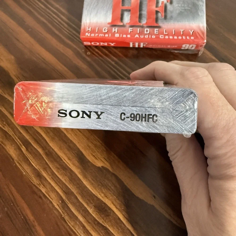 Lot of‎ 2 Sony HF 90 Normal Bias Cassette Tapes - New Sealed